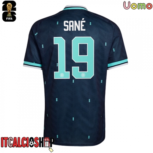 Germania Leroy Sane #19 Seconda Maglia Mondiali 2026 Manica Corta